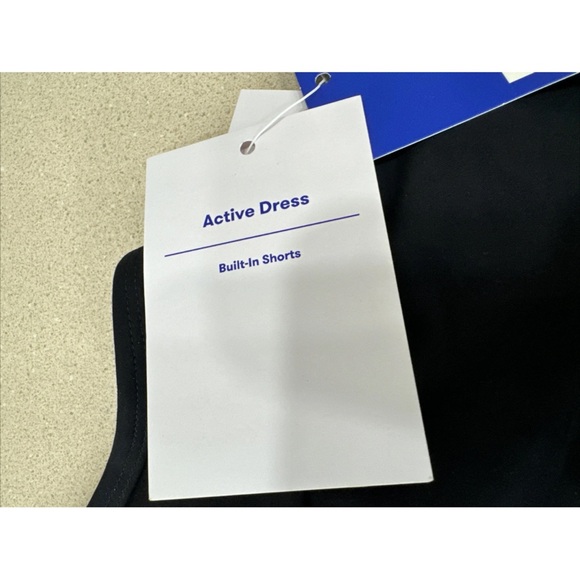 JoyLab Black active Dress built in bra & shorts size large - Picture 3 of 7